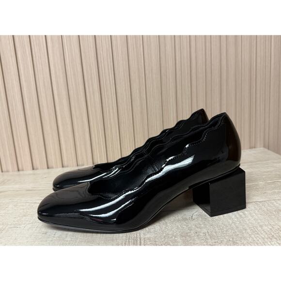 AGL Angie Wave Patent Leather Pump Womens Shoes Sz US6 New - Picture 5 of 16